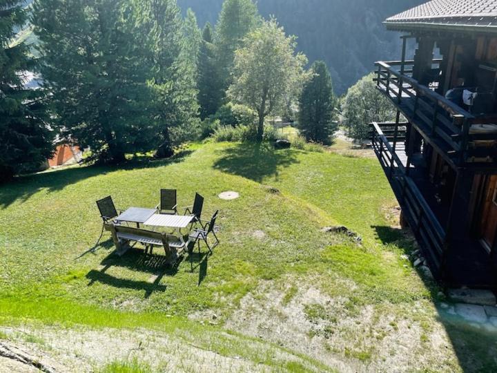 Chalet Singlinaz Apartment Zinal Bagian luar foto