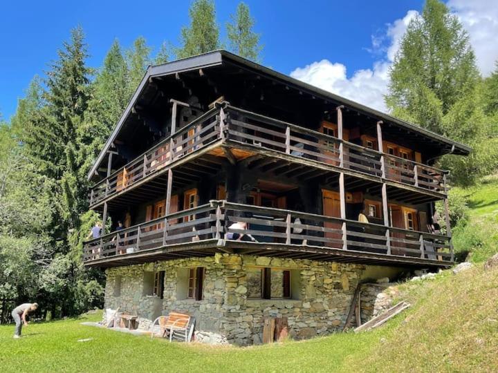 Chalet Singlinaz Apartment Zinal Bagian luar foto